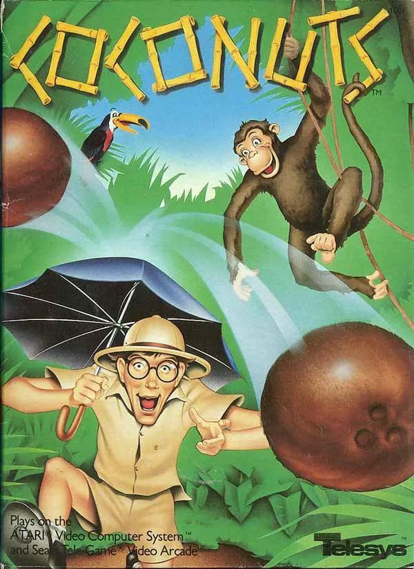 Game | Atari 2600 | Coconuts Physical Video Games Game Atari