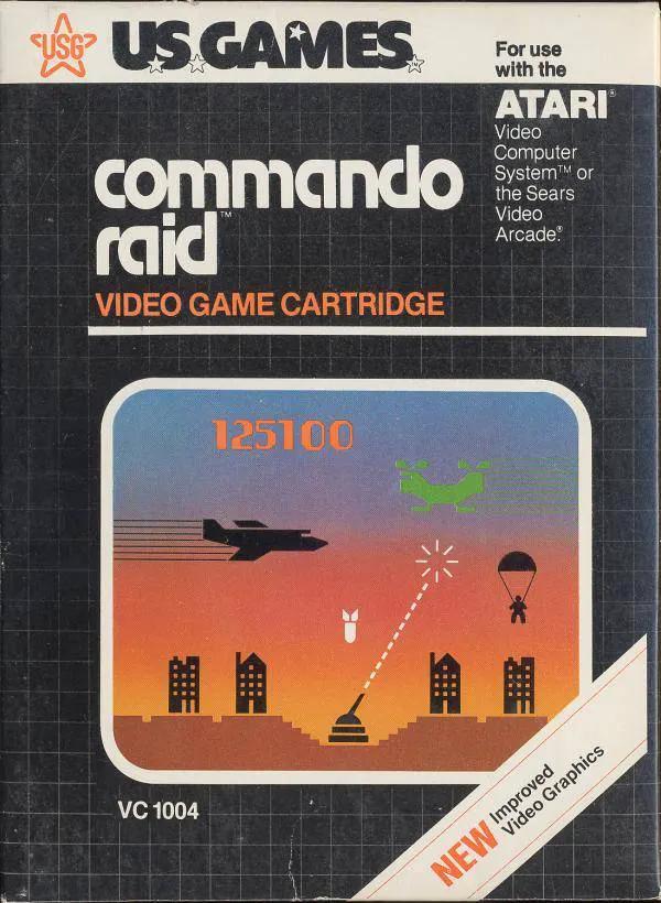 Game | Atari 2600 | Commando Raid Physical Video Games Game Atari