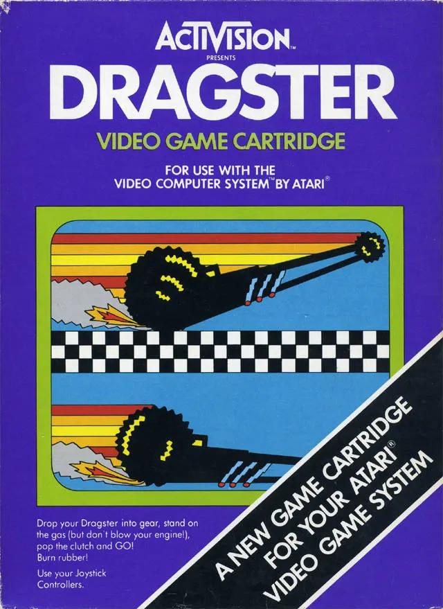 Game | Atari 2600 | Dragster Physical Video Games Game Atari