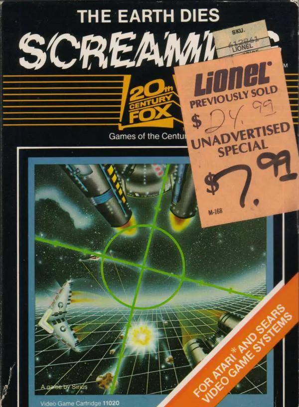 Game | Atari 2600 | Earth Dies Screaming Physical Video Games Game Atari