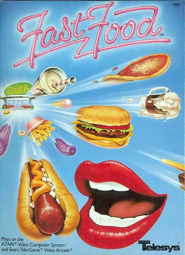 Game | Atari 2600 | Fast Food Physical Video Games Game Atari