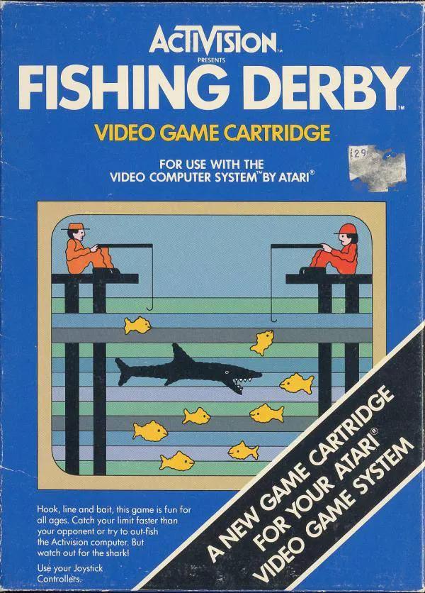 Game | Atari 2600 | Fishing Derby Physical Video Games Game Atari