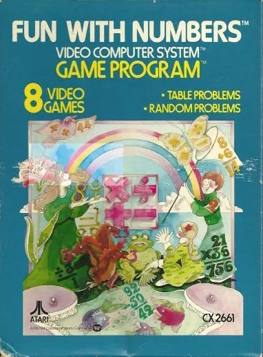 Game | Atari 2600 | Fun With Numbers Physical Video Games Game Atari