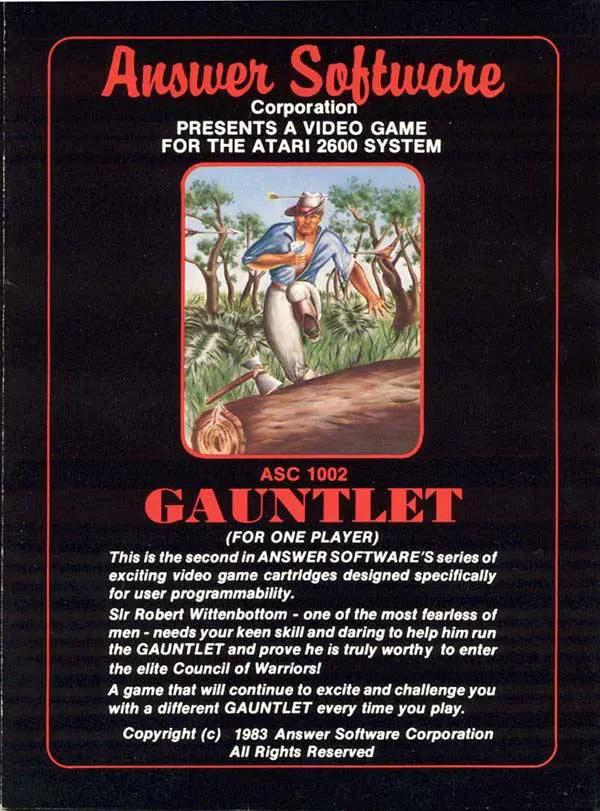 Game | Atari 2600 | Gauntlet Physical Video Games Game Atari
