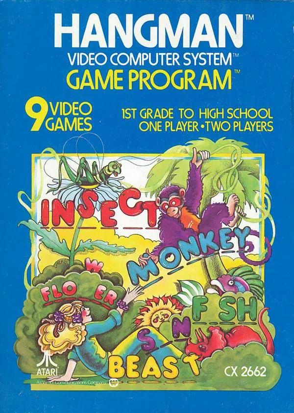 Game | Atari 2600 | Hangman Physical Video Games Game Atari