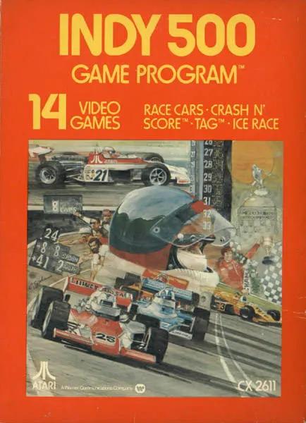 Game | Atari 2600 | Indy 500 Physical Video Games Game Atari