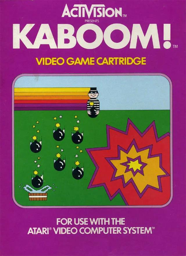 Game | Atari 2600 | Kaboom! Physical Video Games Game Atari