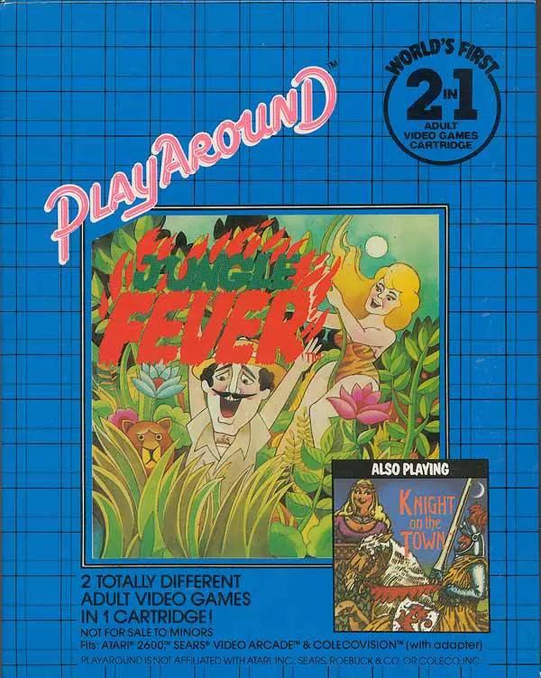 Game | Atari 2600 | Jungle Fever & Knight On The Town Physical Video Games Game Atari