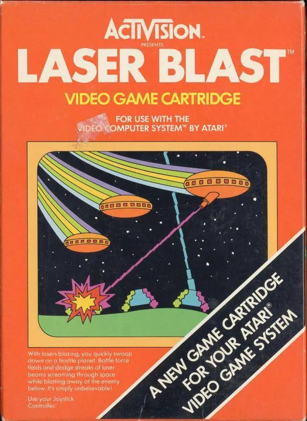 Game | Atari 2600 | Laser Blast Physical Video Games Game Atari