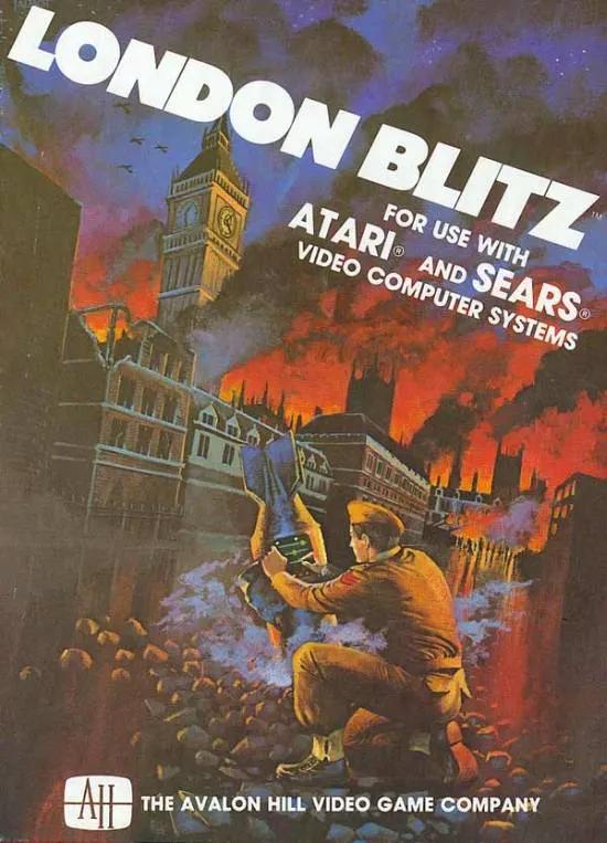 Game | Atari 2600 | London Blitz Physical Video Games Game Atari