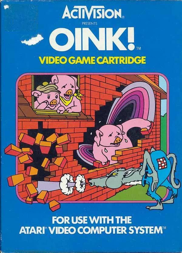 Game | Atari 2600 | Oink! Physical Video Games Game Atari