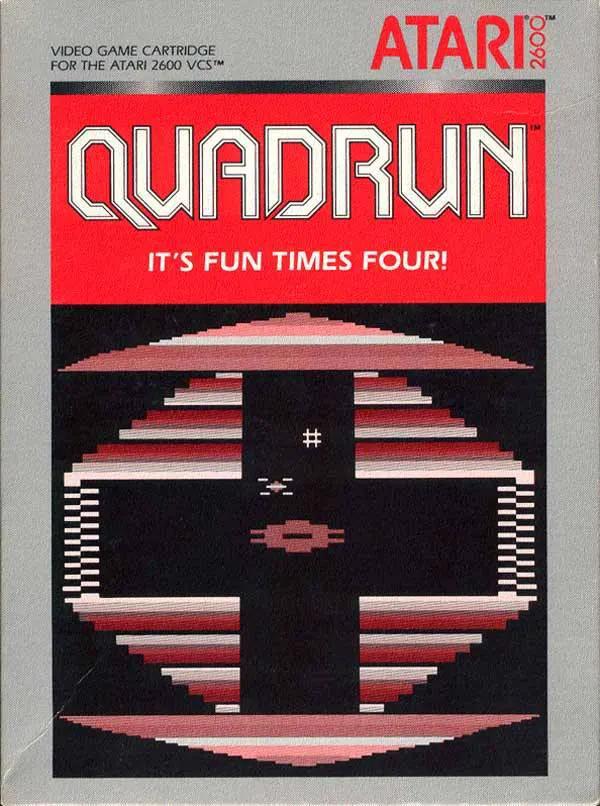 Game | Atari 2600 | Quadrun Physical Video Games Game Atari