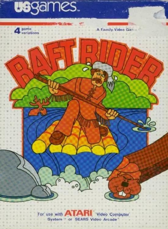 Game | Atari 2600 | Raft Rider Physical Video Games Game Atari