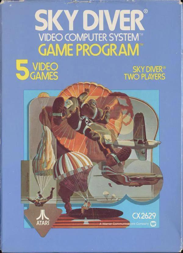 Game | Atari 2600 | Sky Diver Physical Video Games Game Atari