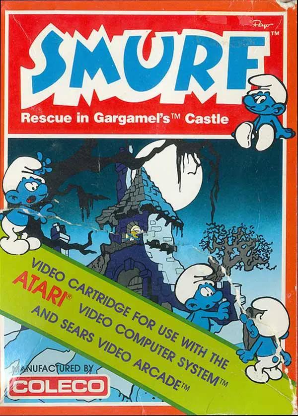Game | Atari 2600 | Smurf Rescue In Gargamel's Castle Physical Video Games Game Atari