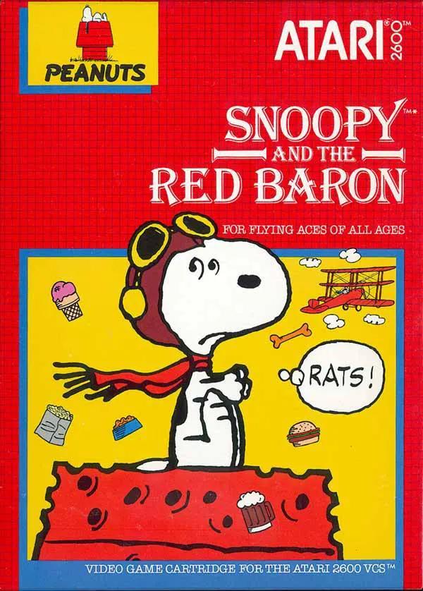 Game | Atari 2600 | Snoopy And The Red Baron Physical Video Games Game Atari