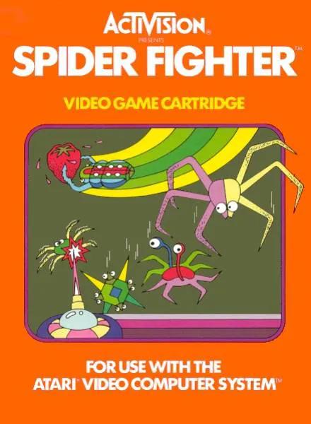 Game | Atari 2600 | Spider Fighter Physical Video Games Game Atari