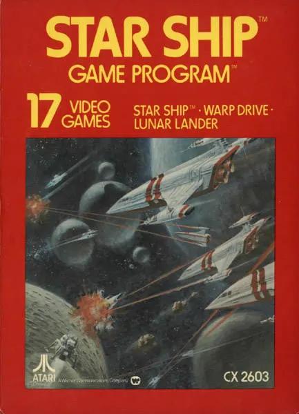 Game | Atari 2600 | Star Ship Physical Video Games Game Atari