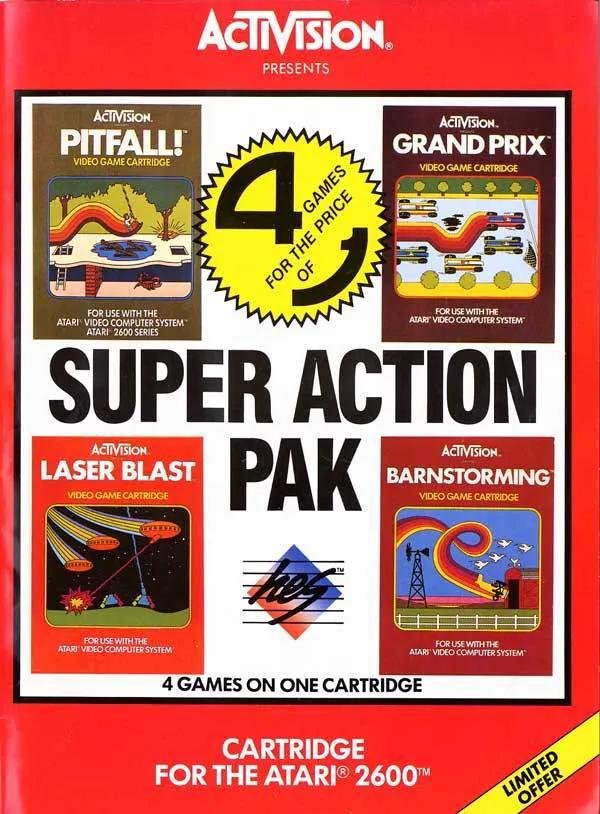 Game | Atari 2600 | Super Action Pak Physical Video Games Game Atari