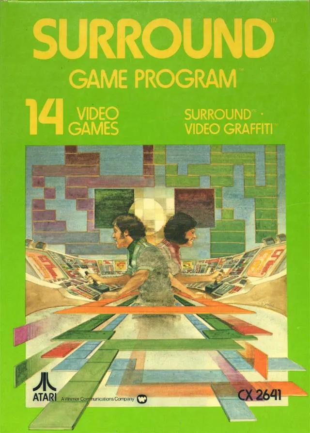 Game | Atari 2600 | Surround Physical Video Games Game Atari
