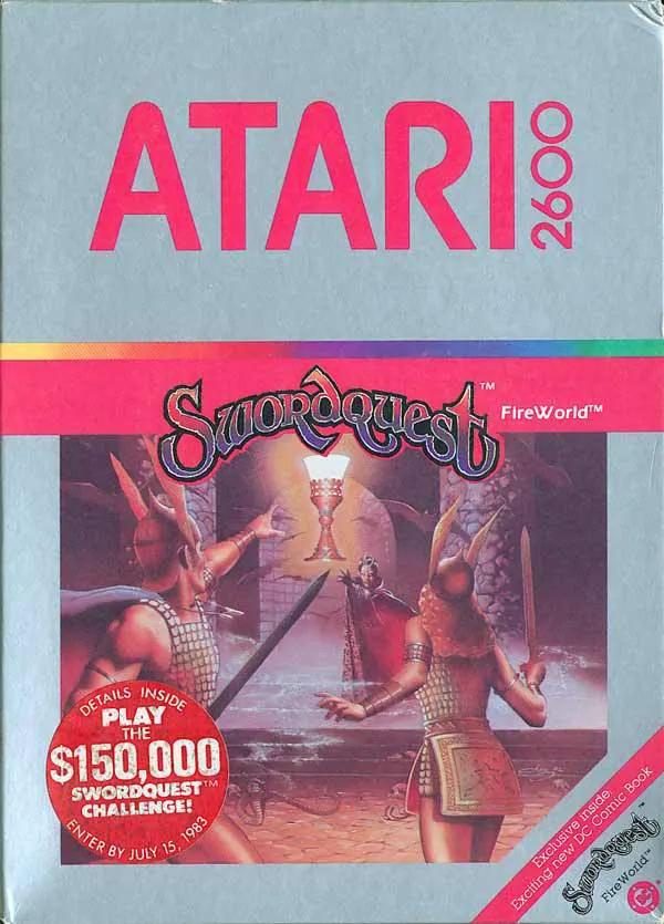 Game | Atari 2600 | Swordquest Fireworld Physical Video Games Game Atari
