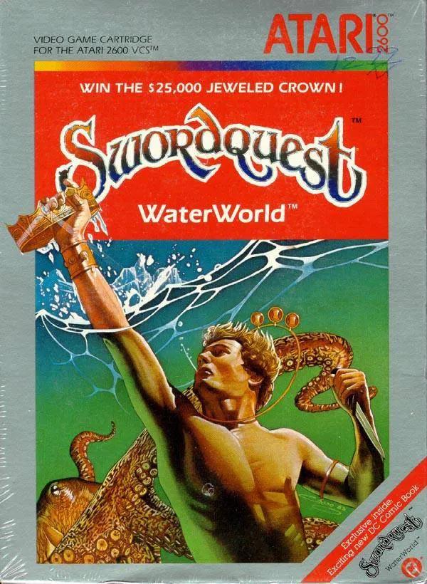 Game | Atari 2600 | Swordquest Waterworld Physical Video Games Game Atari