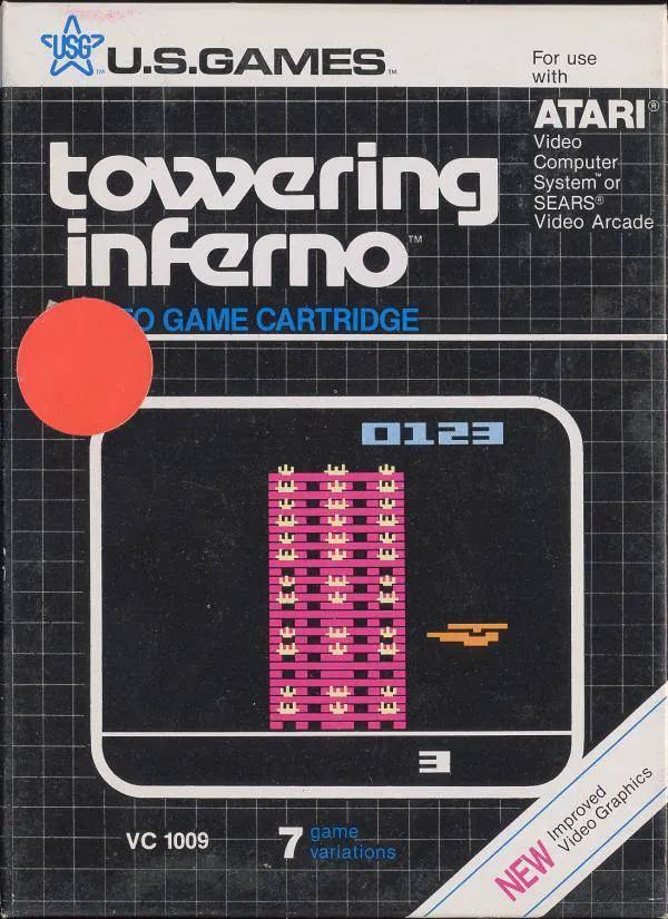 Game | Atari 2600 | Towering Inferno Physical Video Games Game Atari