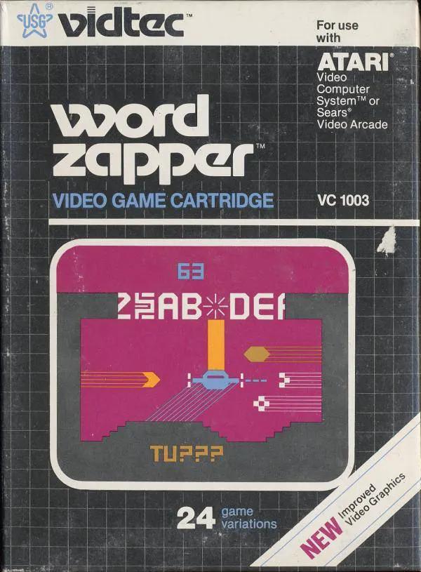 Game | Atari 2600 | Word Zapper Physical Video Games Game Atari