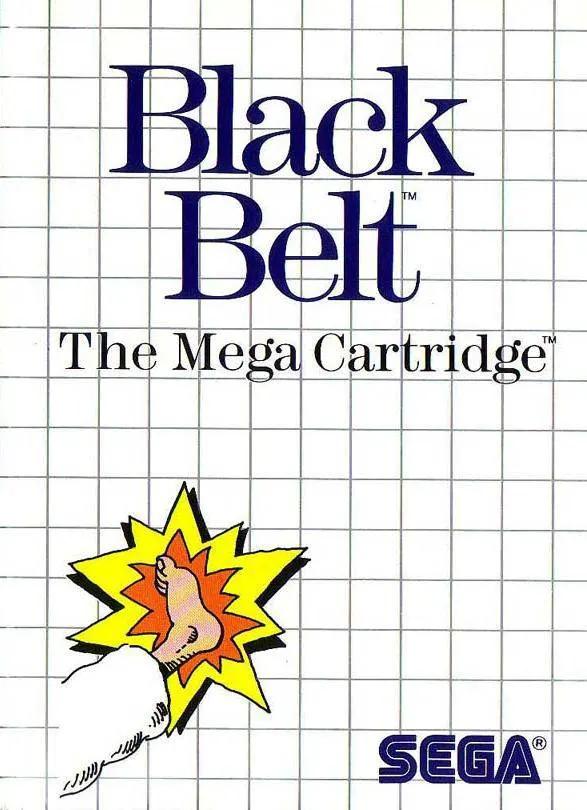 Game | Sega Master System | Black Belt Physical Video Games Game Sega