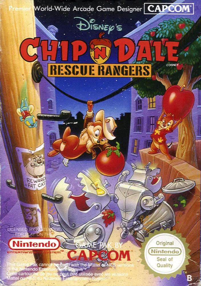 Game | Nintendo NES | Chip And Dale Rescue Rangers Physical Video Games Game Nintendo