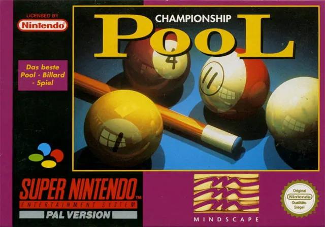 Game | Super Nintendo SNES | Championship Pool Physical Video Games Game Nintendo