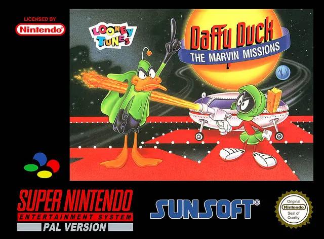 Game | Super Nintendo SNES | Daffy Duck Marvin Missions Physical Video Games Game Nintendo