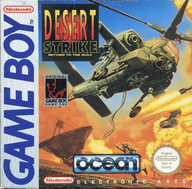 Game | Nintendo Game Boy GB | Desert Strike Return To The Gulf Physical Video Games Game Nintendo