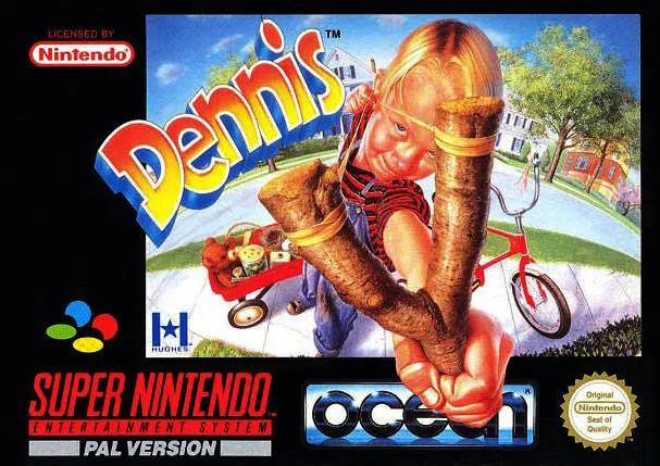 Game | Super Nintendo SNES | Dennis Physical Video Games Game Nintendo