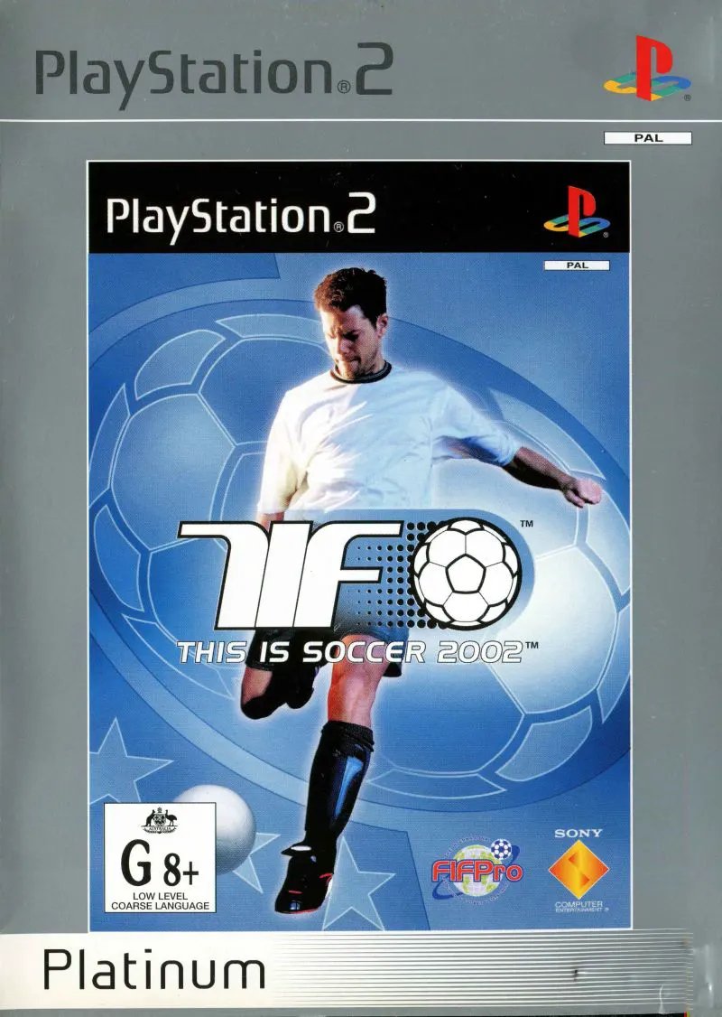 Game | Sony PlayStation PS2 | This Is Soccer 2002 (Platinum) Physical Video Games Game Sony