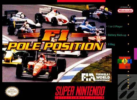Game | Super Nintendo SNES | F1 Pole Position Physical Video Games Game Nintendo