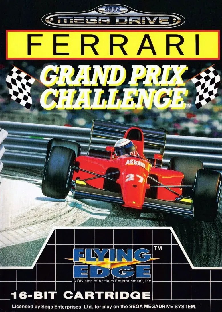 Game | Sega Mega Drive | Ferrari Grand Prix Challenge Physical Video Games Game Sega