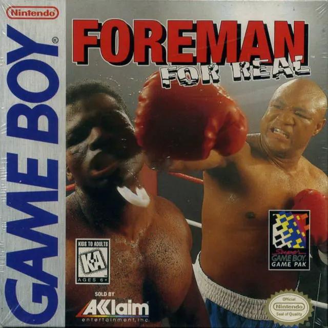 Game | Nintendo Game Boy GB | Foreman For Real Physical Video Games Game Nintendo