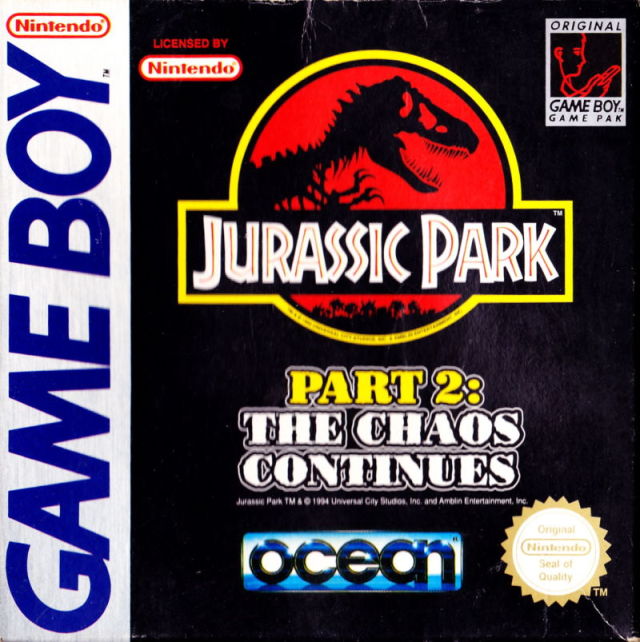 Game | Nintendo Game Boy GB | Jurassic Park Part 2: The Chaos Continues