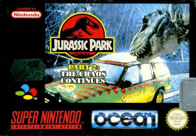 Game | Super Nintendo SNES | Jurassic Park Part 2 Physical Video Games Game Nintendo