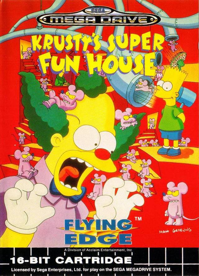 Game | Sega Mega Drive | Krusty's Super Fun House
