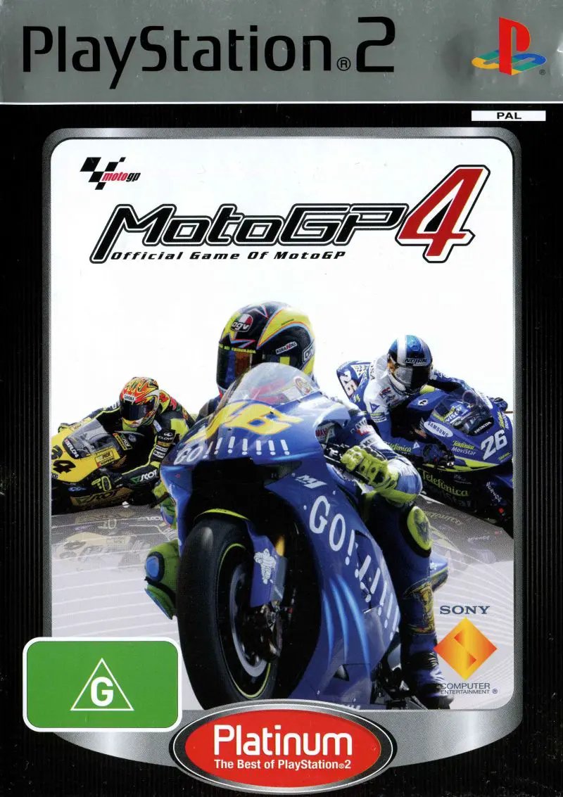 Game | Sony PlayStation PS2 | Moto GP 4 (Platinum) Physical Video Games Game Sony