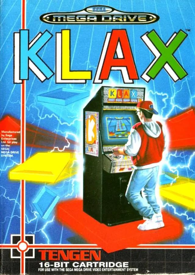 Game | Sega Mega Drive | Klax Physical Video Games Game Sega