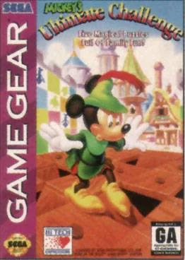 Game | Sega Game Gear | Mickey's Ultimate Challenge Physical Video Games Game Sega
