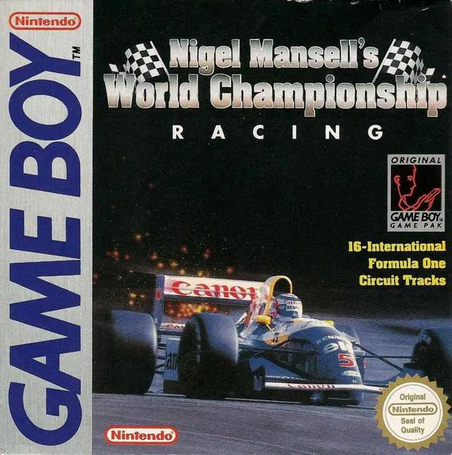 Game | Nintendo Game Boy GB | Nigel Mansell's World Championship Racing Physical Video Games Game Nintendo