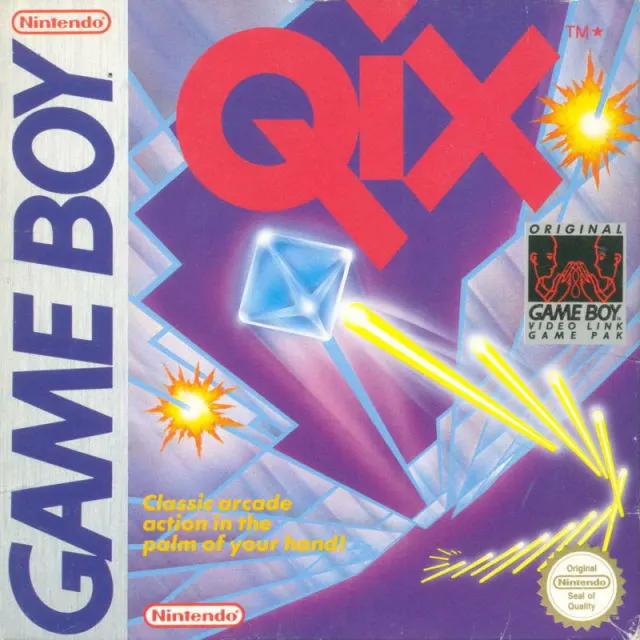 Game | Nintendo Game Boy GB | Qix Physical Video Games Game Nintendo