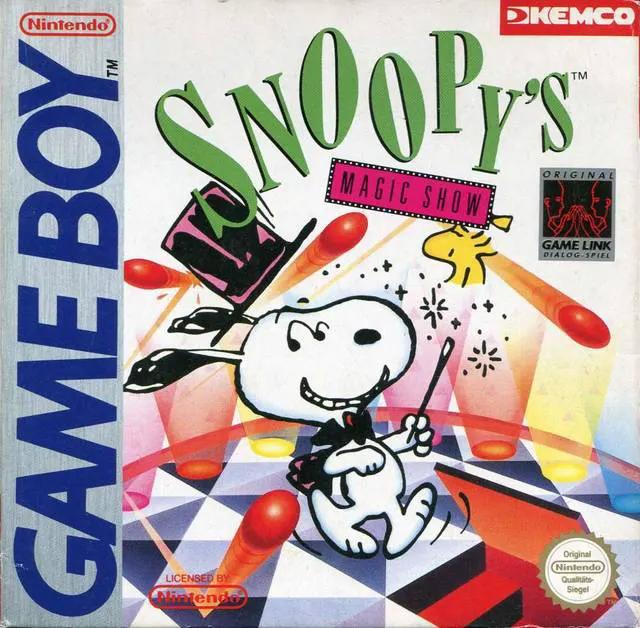Game | Nintendo Game Boy GB | Snoopy's Magic Show Physical Video Games Game Nintendo