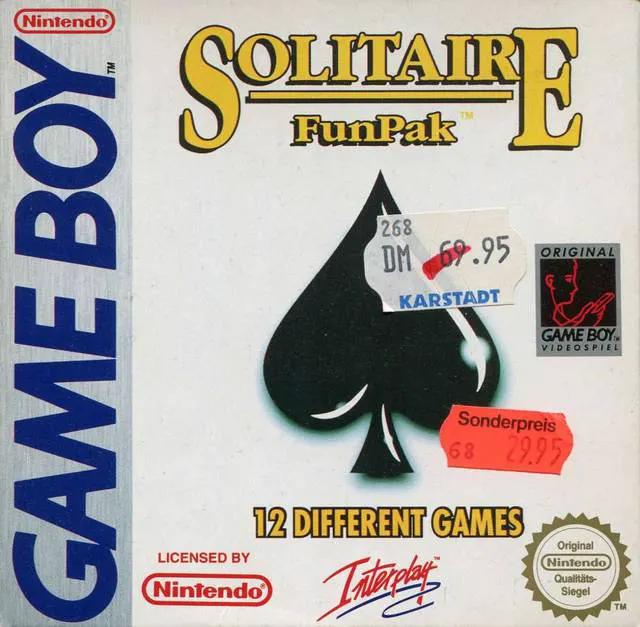 Game | Nintendo Game Boy GB | Solitaire FunPak Physical Video Games Game Nintendo