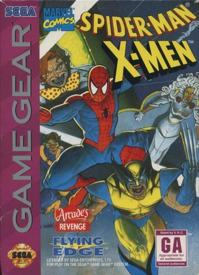 Game | Sega Game Gear | Spiderman X-Men Arcade's Revenge Physical Video Games Game Sega