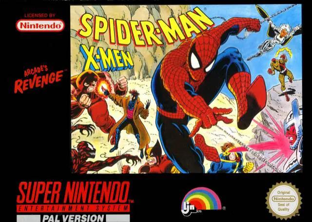 Game | Super Nintendo SNES | Spiderman X-Men Arcade's Revenge Physical Video Games Game Nintendo